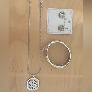 Brighton Silver and Gold Jewelry Set
